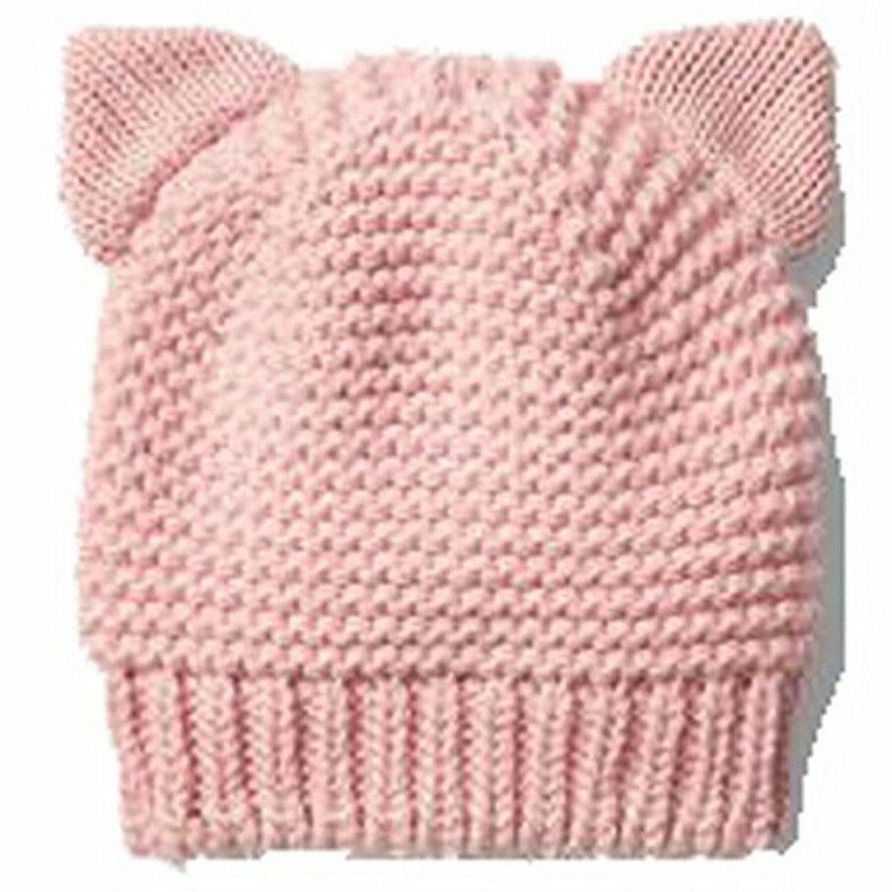 Gap Kids NWT Pink Metallic Kitty Cat Ear Garter Hat S/M